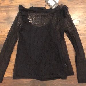 Who What Wear lace top